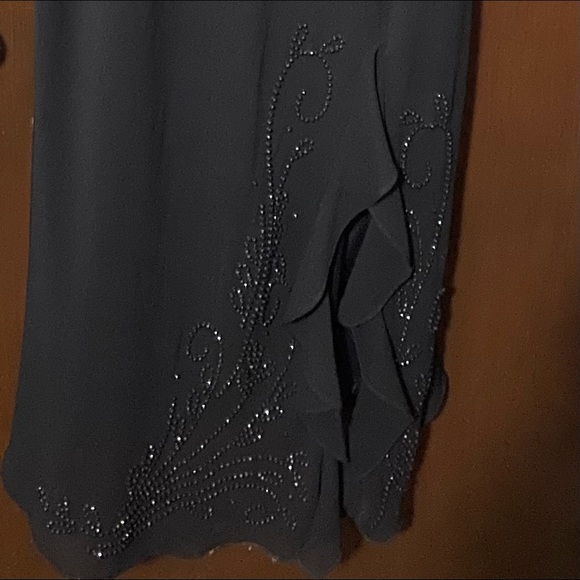 New Black Evening gown with matching jacket - Picture 5 of 5